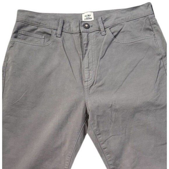 Flint and Tinder Gray Tapered Fit Straight Leg Pants Men’s Size 33 X 30 - Picture 4 of 10